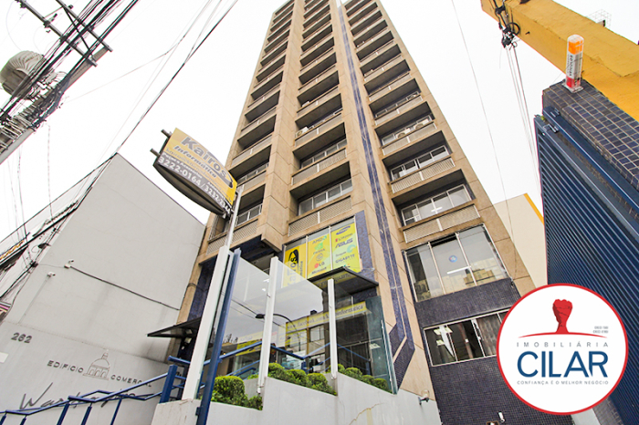 Imovel Comercial para locacao no Centro em Curitiba com 45,80m² por R$ 450,00