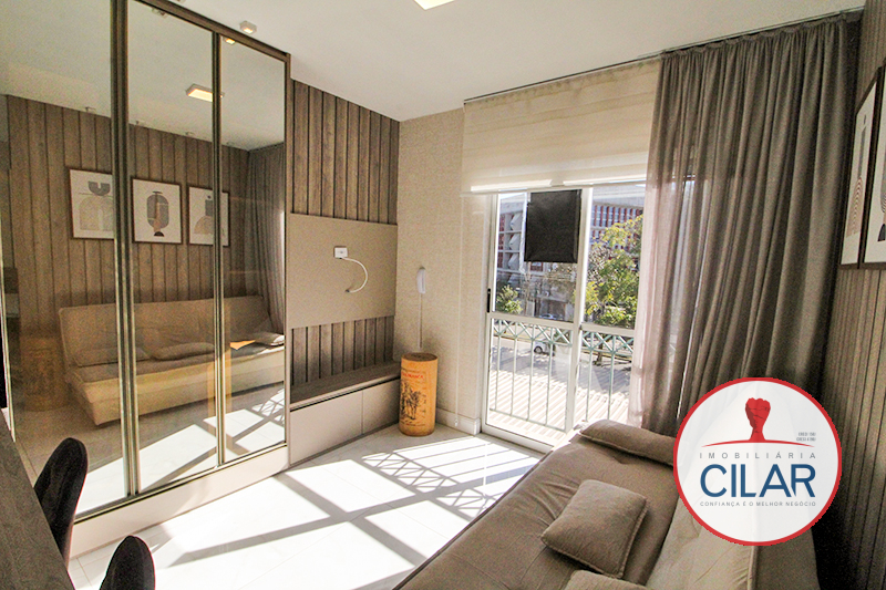 Apartamento para locacao no São Francisco em Curitiba com 39,14m² por R$ 1.600,00