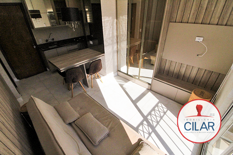 Apartamento para locacao no São Francisco em Curitiba com 39,14m² por R$ 1.600,00