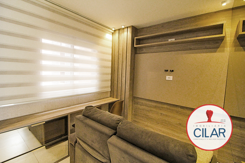 Apartamento para locacao no Bigorrilho em Curitiba com 28,00m² por R$ 1.500,00