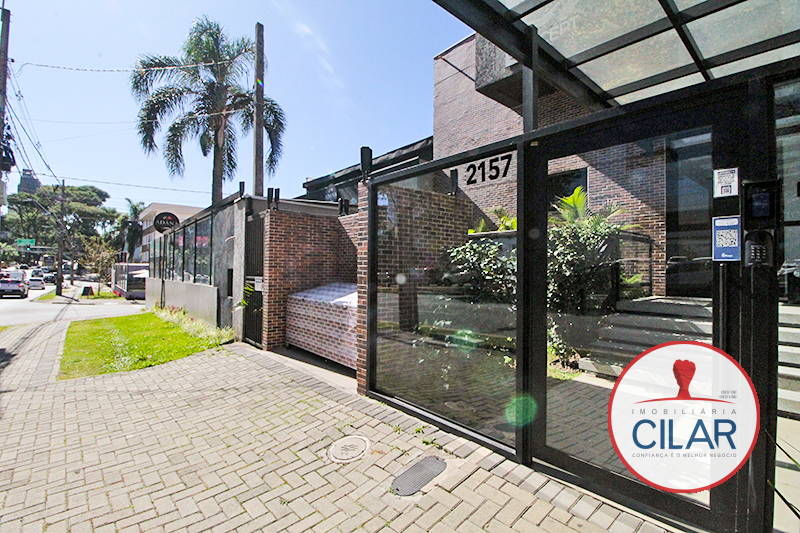 Apartamento para locacao no Água Verde em Curitiba com 33,06m² por R$ 1.650,00