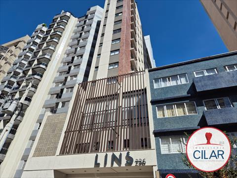 Apartamento para locacao no Centro em Curitiba com 38,69m² por R$ 2.500,00
