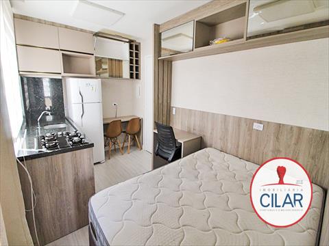 Kitinete para locacao no Centro em Curitiba com 30,84m² por R$ 1.500,00