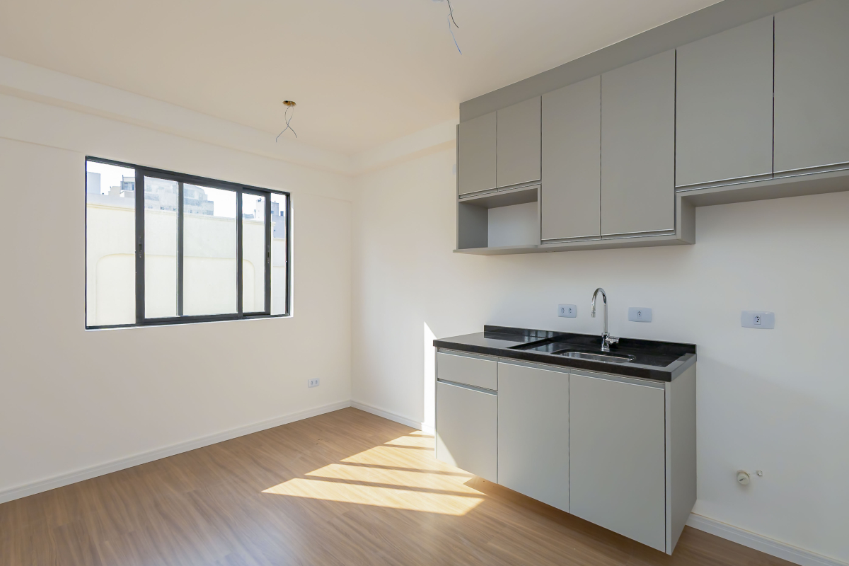 Apartamento para locacao no Bigorrilho em Curitiba com 42,39m² por R$ 1.400,00