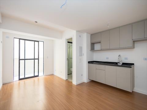 Apartamento para locacao no Bigorrilho em Curitiba com 47,20m² por R$ 1.300,00
