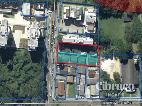 Terreno / Lote para venda no Mossunguê em Curitiba com 1.394m² por R$ 4.000.000,00