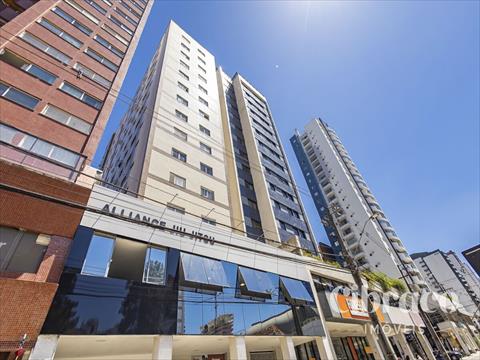 Apartamento para locacao no Centro em Curitiba com 45m² por R$ 1.520,00