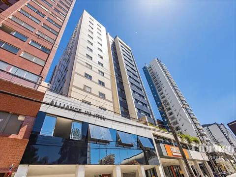 Apartamento para locacao no Centro em Curitiba com 45m² por R$ 1.450,00