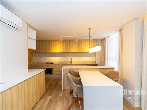 Apartamento para locacao no Hugo Lange em Curitiba com 60m² por R$ 4.600,00