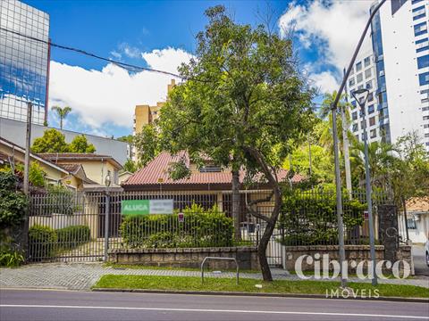 Casa Comercial para locacao no Centro Cívico em Curitiba com 206m² por R$ 12.000,00