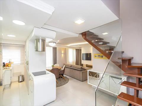 Cobertura para venda no Ecoville em Curitiba com 97m² por R$ 890.000,00