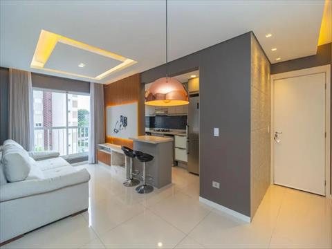 Apartamento para locacao no Ecoville em Curitiba com 66m² por R$ 4.000,00