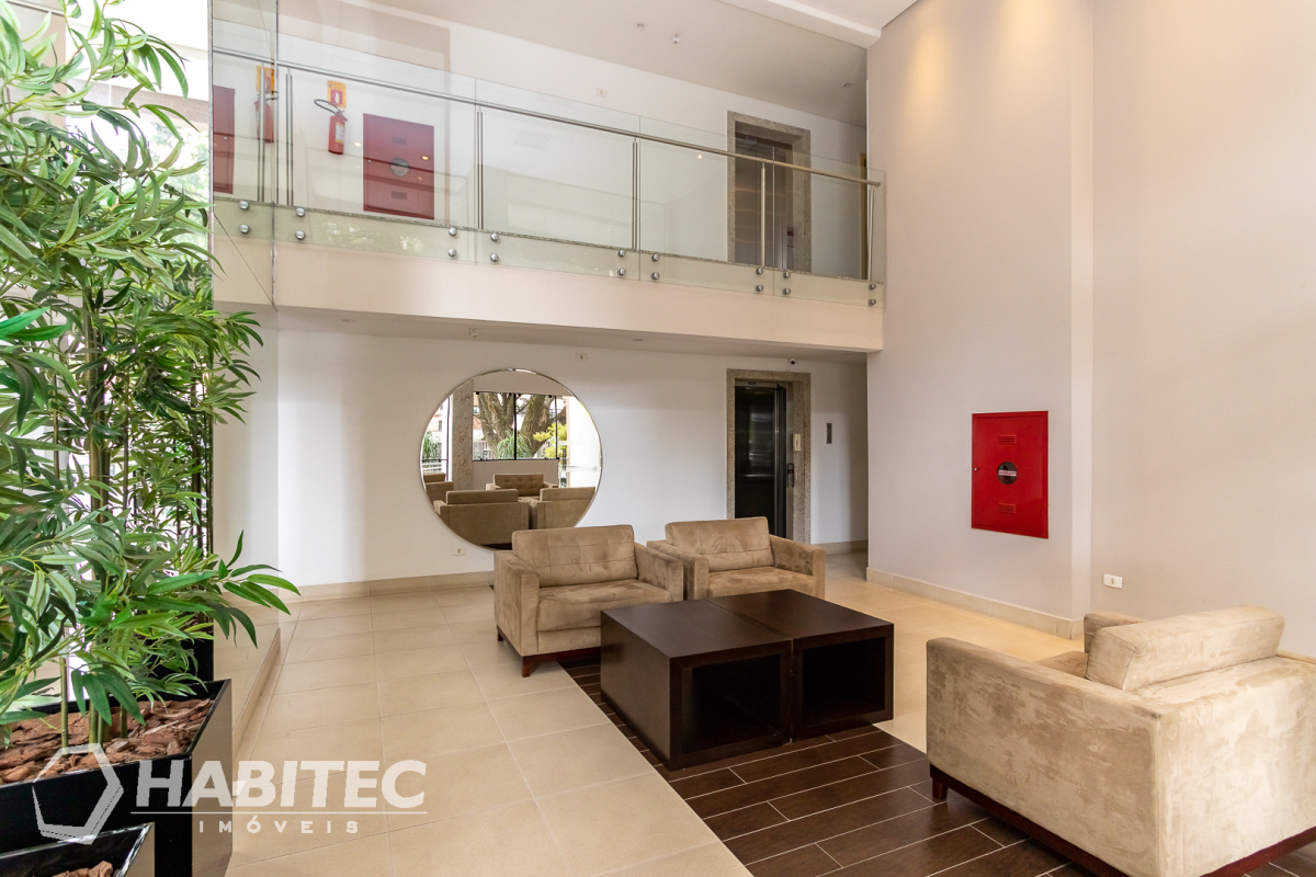 Apartamento para locacao no Bigorrilho em Curitiba com 106,61m² por R$ 2.900,00