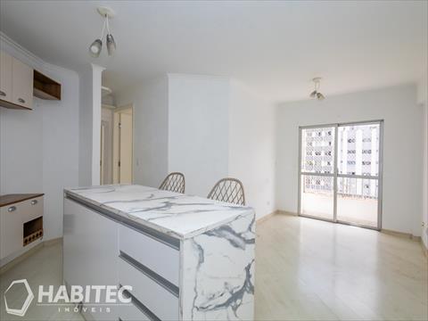 Apartamento para locacao no Centro em Curitiba com 54,90m² por R$ 1.800,00